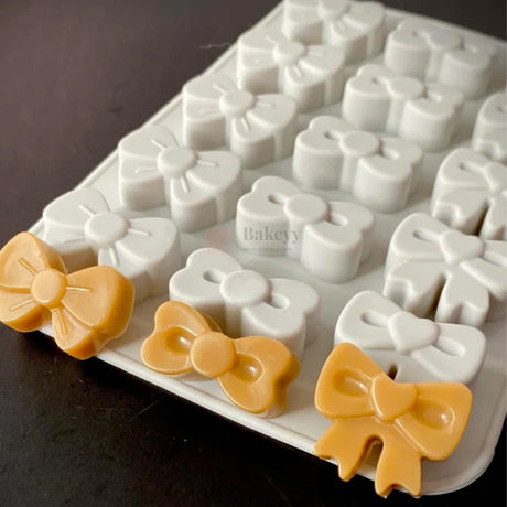 15 Cavity Bow Design Silicone Chocolate Mould | Pack of 1