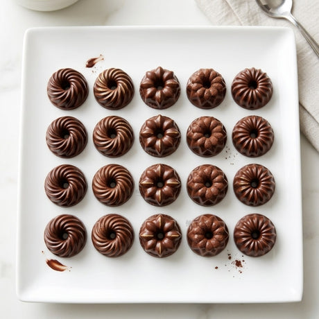 15 Cavity | Mini Bundt Ring Silicone Chocolate Mould | Pack of 1 