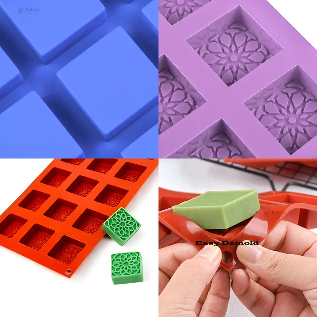 15CavitySquareFloralSiliconeMoul_6 - Bakeyy.com