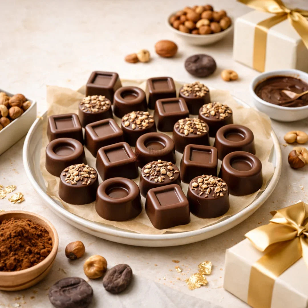 15CavitySquare_RingSiliconeChocolateMould_3 - Bakeyy.com