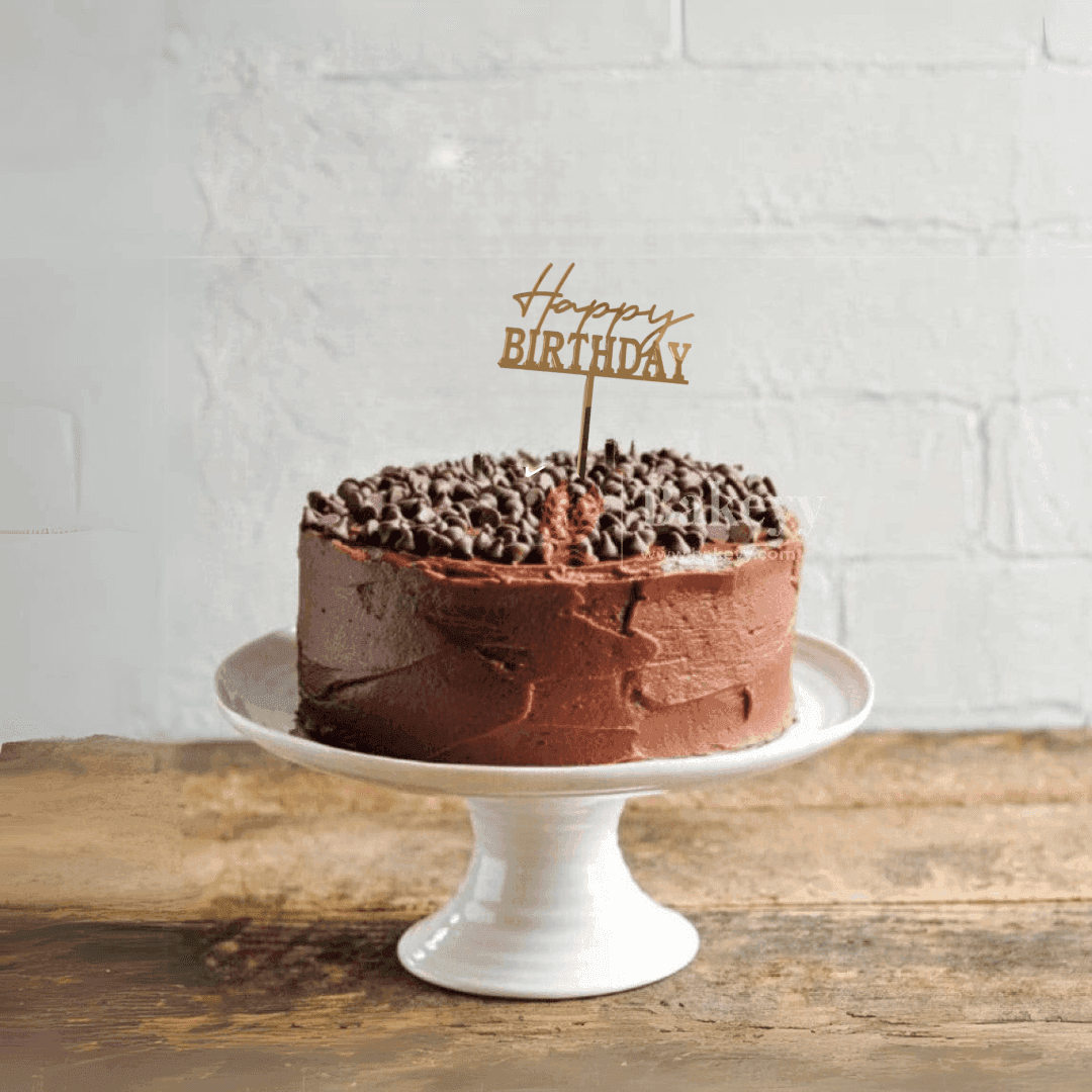 6" Happy Birthday Cake Toppers - Bakeyy.com - India - 6" Happy Birthday Cake Toppers - Default Title