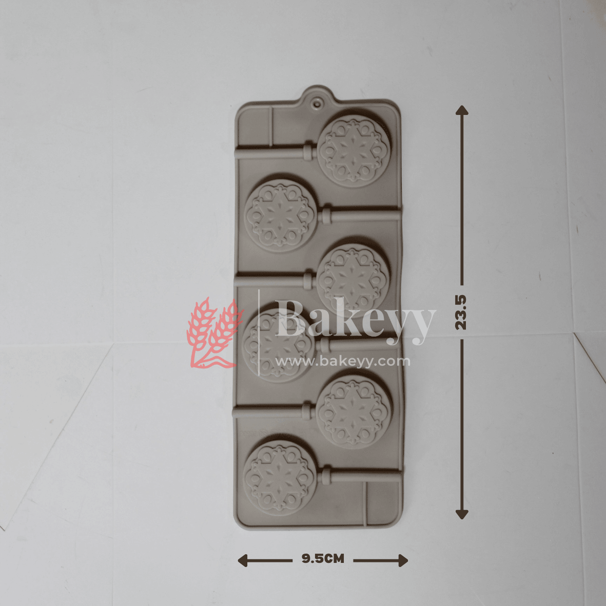 Bakeyy Snowflake Lollipop Silicone Mold - Bakeyy.com - India - Bakeyy Snowflake Lollipop Silicone Mold - Default Title