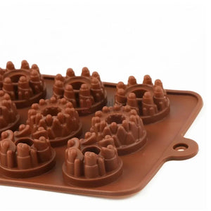 15_Cavity_Mini_Donut_Chocolate_Silicone_Mould_5 - Bakeyy.com