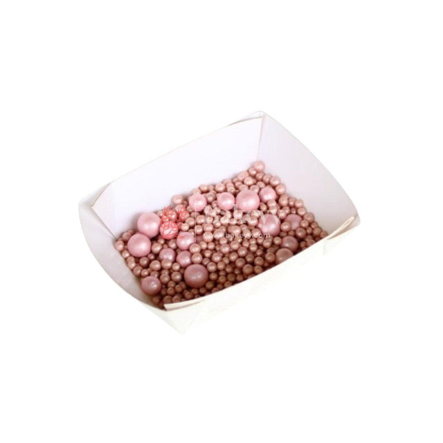 Peach Color Mixed Size Sprinklers | 100g - Bakeyy.com - India - Peach Color Mixed Size Sprinklers | 100g - Default Title