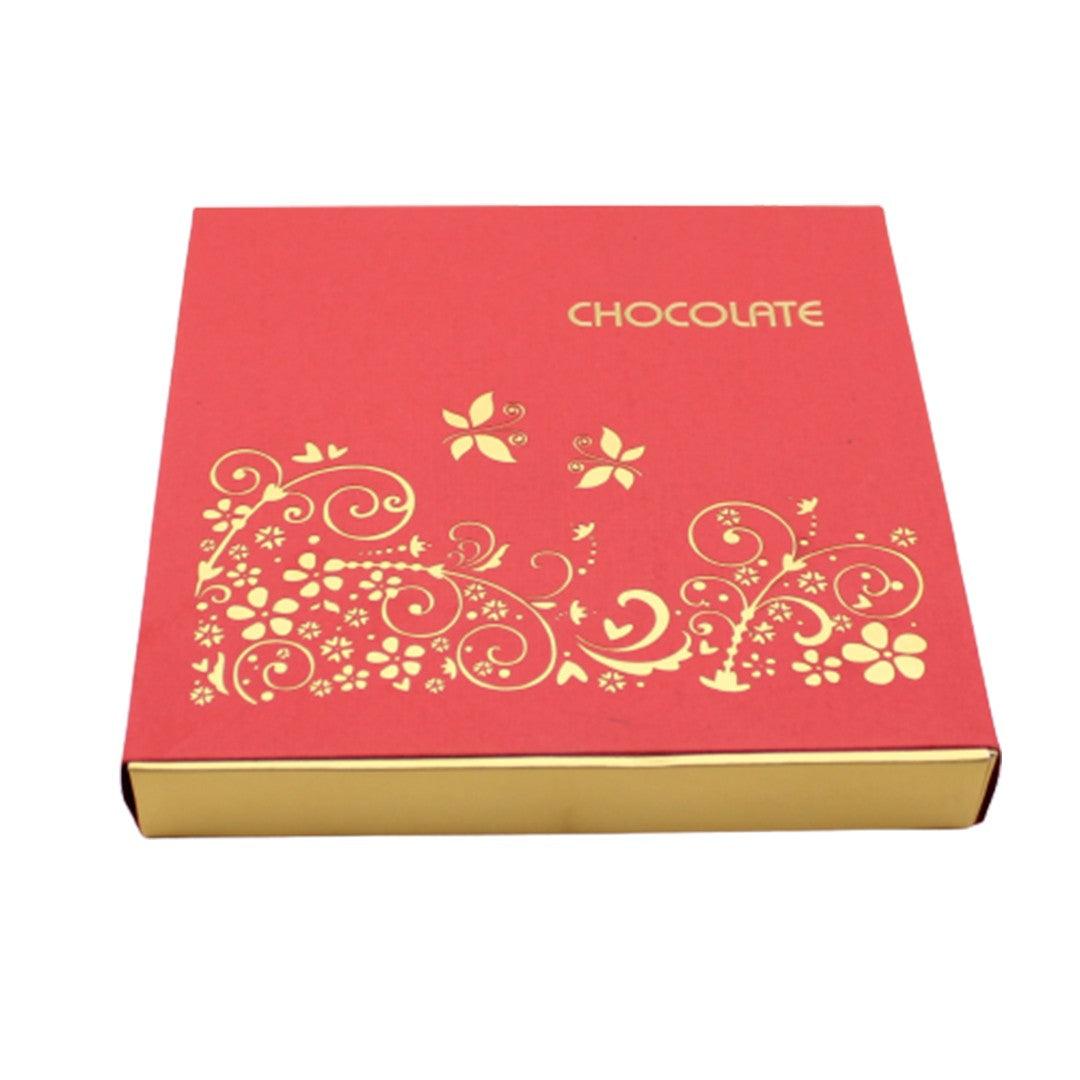 16 Cavity Hard Chocolate Box | Red Colour - Bakeyy.com - India - 16 Cavity Hard Chocolate Box | Red Colour - Default Title