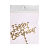 3" inch Happy Birthday Cake Topper - D16