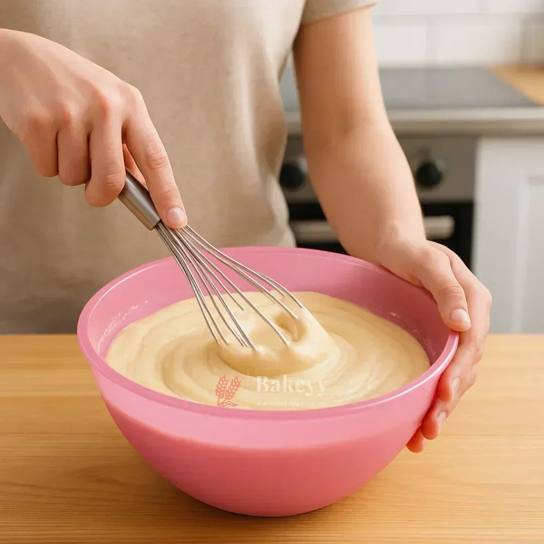 Cake mixing bowl | Batter Mixing Bowl | Baking Accessories | 1 piece - Bakeyy.com - India - Cake mixing bowl | Batter Mixing Bowl | Baking Accessories | 1 piece - Extra Small