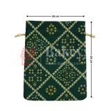 Bandhini Print Potli Bags | Perfect for Festive Gifting | Pack of 10
