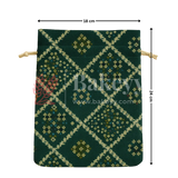 Bandhini Print Potli Bags | Perfect for Festive Gifting | Pack of 10