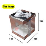 PVC Transparent Gift Box with Sliver Ribbon || Pack of 10 || Elegant Packaging Solution for Special Occasions || - Bakeyy.com - India - PVC Transparent Gift Box with Sliver Ribbon || Pack of 10 || Elegant Packaging Solution for Special Occasions || - Small