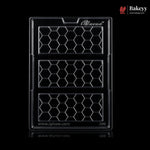 Mould-566 | 3 Cavity Honeycomb Chocolate Bar Mould for Handmade Chocolate Bars | Pack of 1