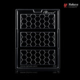 Mould-566 | 3 Cavity Honeycomb Chocolate Bar Mould for Handmade Chocolate Bars | Pack of 1