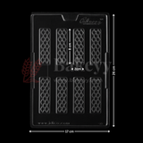 Mould 660 | Wafer Design Cacao Mould | Baking Accessories | Plastic Chocolate Mould | Party Favor Mould | Pack of 1