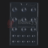 Mould 133 | Round Ring & Dome Chocolate Cacao Mould | Baking Accessories | Plastic Chocolate Mould | Party Favor Mould | Pack of 1
