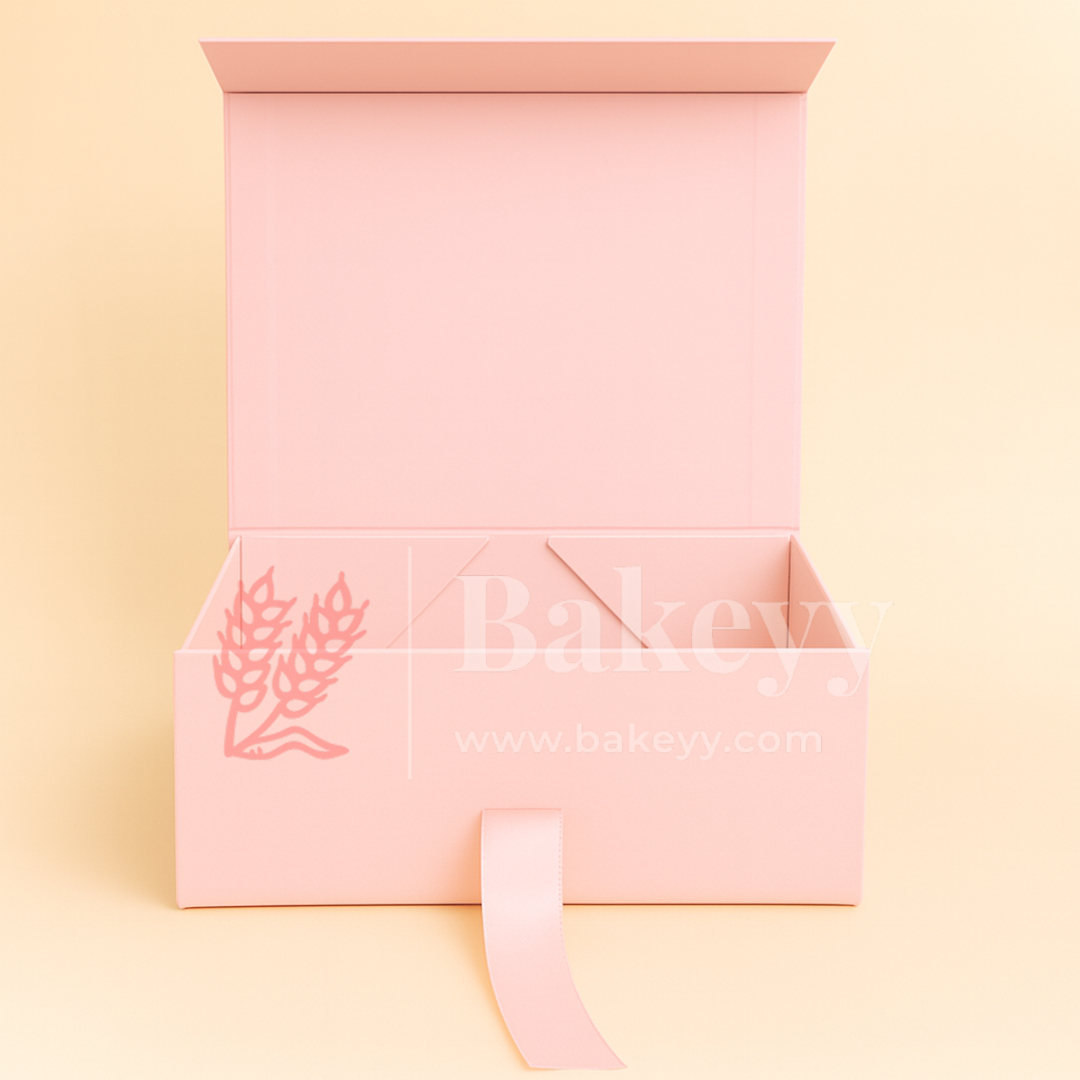 8x8x4 Inch | Light Pink Collapsible Hamper Box| 1 Piece