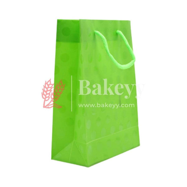 17x12 cm Lamanation Bag Green Colour | Pack of 10 - Bakeyy.com