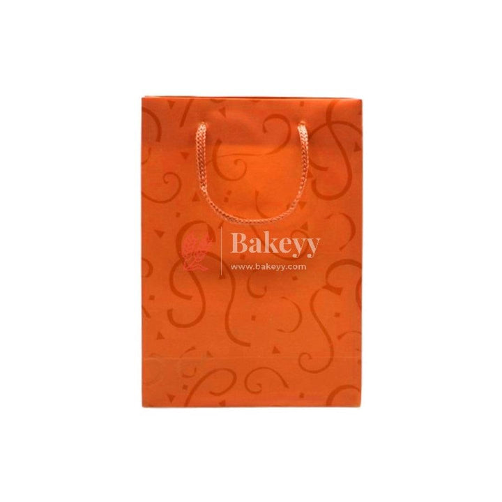 17x12 cm Lamanation Bag Orange Colour | Pack of 10 - Bakeyy.com