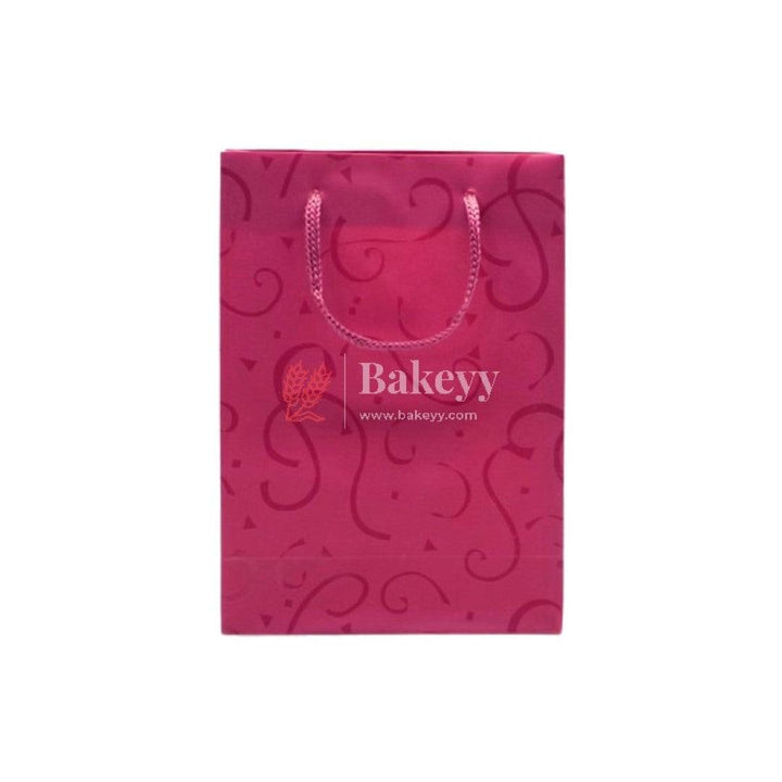 17x12 cm Lamanation Bag Rose Pink Colour | Pack of 10 - Bakeyy.com