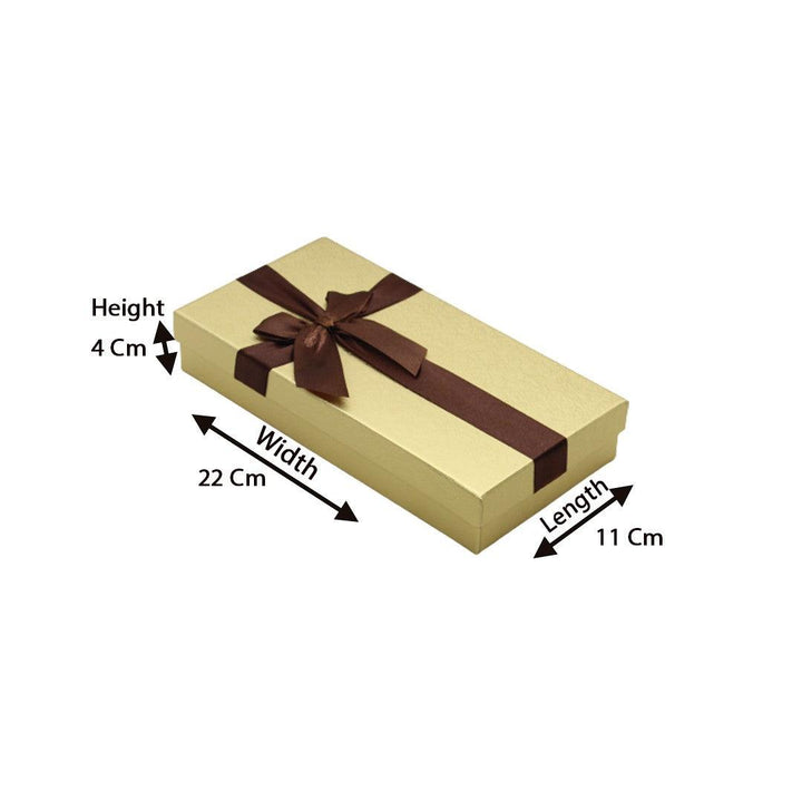 18 Cavity Hard Chocolate Box | Gold Colour - Bakeyy.com