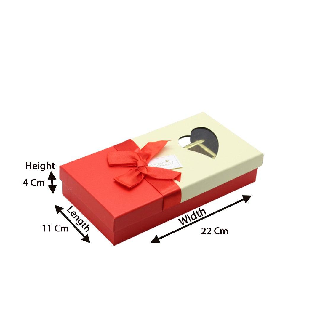 18 Cavity Hard Chocolate Box | Red & Cream | Dual Tone - Bakeyy.com - India - 18 Cavity Hard Chocolate Box | Red & Cream | Dual Tone - Default Title