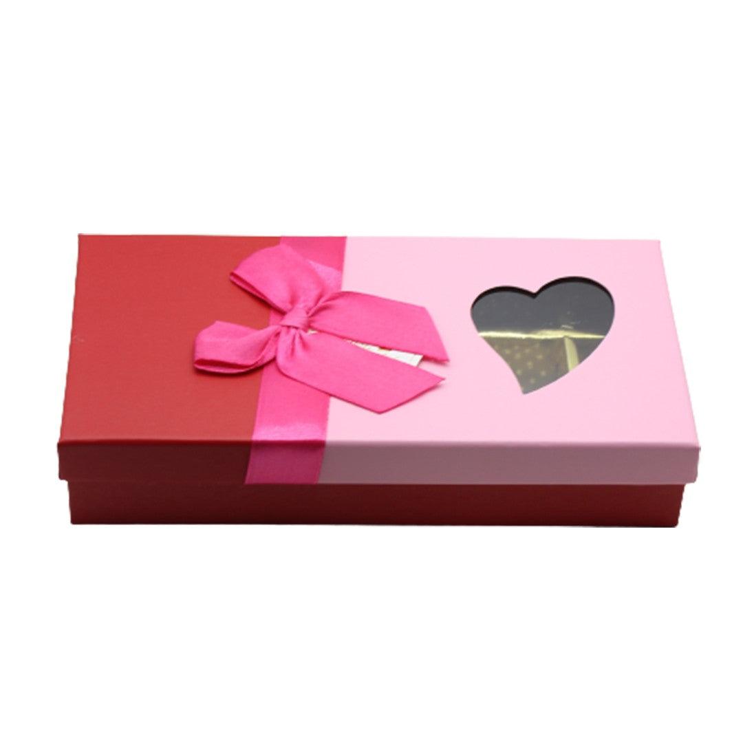 18 Cavity Hard Chocolate Box | Red & Pink | Dual Tone - Bakeyy.com - India - 18 Cavity Hard Chocolate Box | Red & Pink | Dual Tone - Default Title