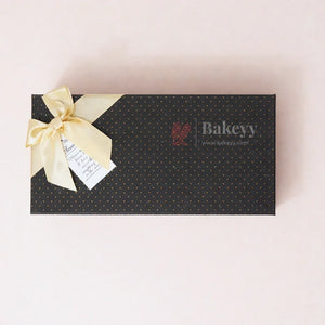 18CavityHardChocolateBoxblackRigidChocolateGiftBoxwithRibbon_2 - Bakeyy.com