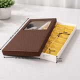 18 Cavity Rigid Chocolate Box | Box with Golden 18 Cavity Tray | Multiple Color Options | Pack of 1