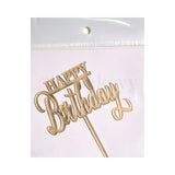 3" inch Happy Birthday Cake Topper - D19