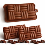 1 Cavity | Woven Chocolate Bar Silicone Mould | Pack of 1 