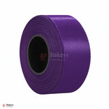 1 inch |18 Mtr Purple Satin Ribbon Roll – High-Quality Decorative Ribbon for Gift Wrapping & Crafts| 1 Roll