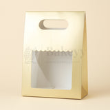 Gold Paper D-Cut Bags| Pack of 10