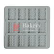 12 Cavity Mini Bar Silicone Chocolate Mould |3 in 1 Design - Bakeyy.com - India - 12 Cavity Mini Bar Silicone Chocolate Mould |3 in 1 Design - Default Title