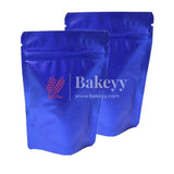 1 kg | Zip Lock Pouch | Royal Blue Color Without Window | 17x26.5 CM | Standing Pouch | 110 GSM | - Bakeyy.com - India - 1 kg | Zip Lock Pouch | Royal Blue Color Without Window | 17x26.5 CM | Standing Pouch | 110 GSM | - Pack Of 50 / 17x26.5 cm / 1 Kg