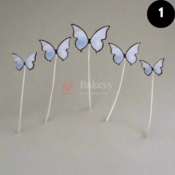 10 pcs butterfly Birthday Cake Topper| decoration Toppers| Bday Decorations Items | - Bakeyy.com