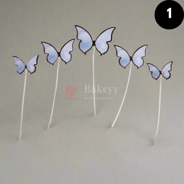 10 pcs butterfly Birthday Cake Topper| decoration Toppers| Bday Decorations Items | - Bakeyy.com