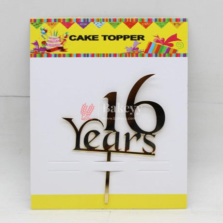 4" inch Happy Anniversary Cake Topper - Bakeyy.com - India - 4" inch Happy Anniversary Cake Topper - Default Title