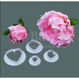 4 Piece Mini Peony Cookie Cutter| Paste Plunger| Perfect for Cake Decoration, DIY Craft Projects - Bakeyy.com - India - 4 Piece Mini Peony Cookie Cutter| Paste Plunger| Perfect for Cake Decoration, DIY Craft Projects - Default Title