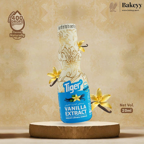 Tiger Vanilla Extract – Natural Culinary Essence | 20ml - Bakeyy.com - India - Tiger Vanilla Extract – Natural Culinary Essence | 20ml - Default Title