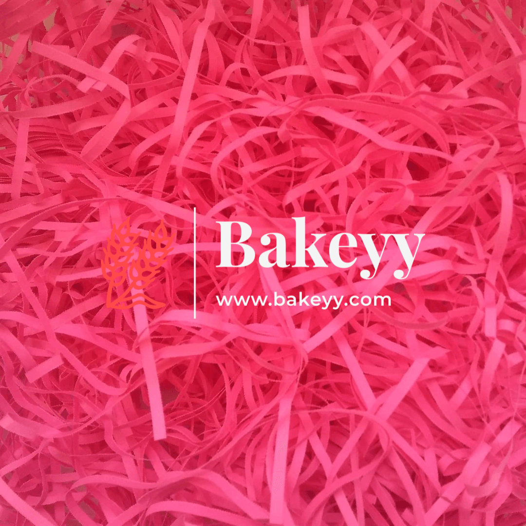 Shredded Paper for Gift Packaging & Decoration | 1kg | - Bakeyy.com - India - Shredded Paper for Gift Packaging & Decoration | 1kg | - Pink