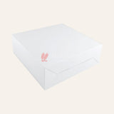 8x8x5 Inch | Plain White Cake Box | Grey Back Cake Box | Pack Of 50 - Bakeyy.com - India - 8x8x5 Inch | Plain White Cake Box | Grey Back Cake Box | Pack Of 50 - Default Title