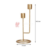 Decorative Candles Stand - Bakeyy.com - India - Decorative Candles Stand - Gold