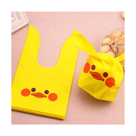 XL size | Rabbit Ear Candy Gift Bags | Cute Plastic Bags | Bunny Party Favors | Pack of 50 - Bakeyy.com - India - {{ variant.name }}