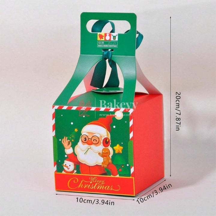 Christmas Gift Boxes Santa Claus Candy Dragee Box Merry Christmas Packaging New Year | Pack of 10 - Bakeyy.com - India - Christmas Gift Boxes Santa Claus Candy Dragee Box Merry Christmas Packaging New Year | Pack of 10 - Default Title