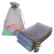 10x15cm | Organza Potli Bags | Grey Colour | Candy Bag | Pack of 99 - Bakeyy.com - India - 10x15cm | Organza Potli Bags | Grey Colour | Candy Bag | Pack of 99 - Default Title