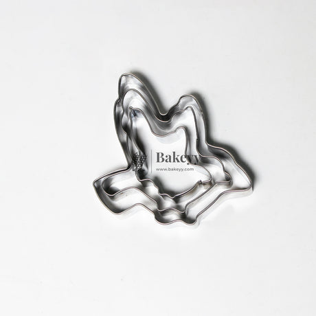 Cookie - Biscuit Cutter - Bird Shape - Biscuit Mould - Aluminium - 3 Piece - Bakeyy.com - India - Cookie - Biscuit Cutter - Bird Shape - Biscuit Mould - Aluminium - 3 Piece - Default Title