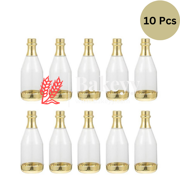 Champage Bottle Candy Box | Pack Of 12 | Chocolate Box | - Bakeyy.com - India - Champage Bottle Candy Box | Pack Of 12 | Chocolate Box | - Gold