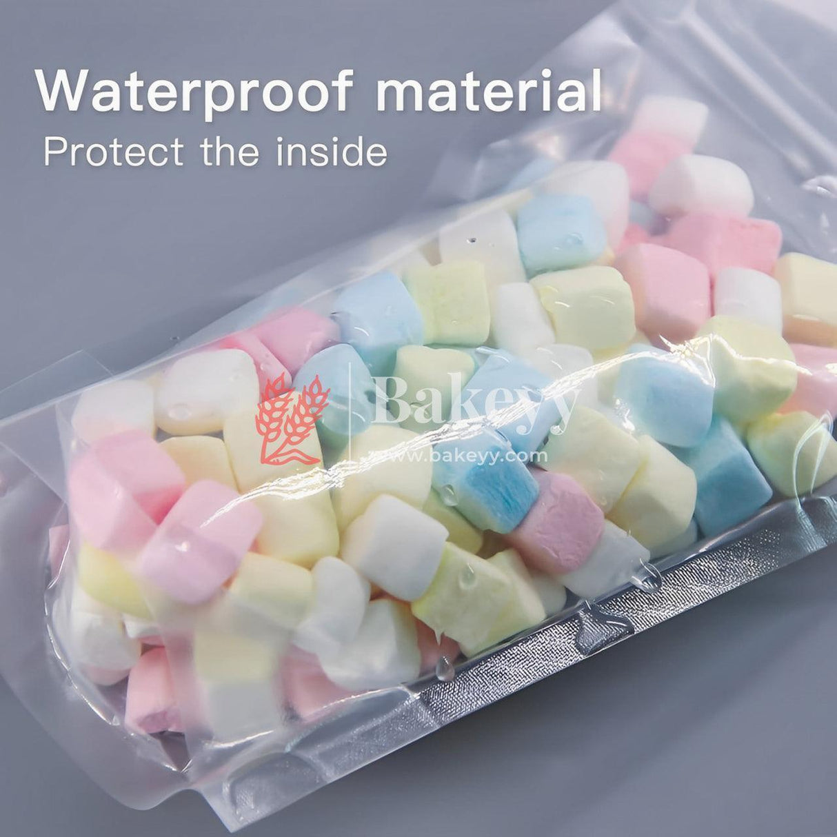 1 Kg | Zip Lock Pouch | Clear Stand-up Pouch | 17x26.5 CM | Standing Pouch | 110 GSM | - Bakeyy.com - India - 1 Kg | Zip Lock Pouch | Clear Stand-up Pouch | 17x26.5 CM | Standing Pouch | 110 GSM | - Pack Of 50 / 17x26.5 cm / 1 Kg