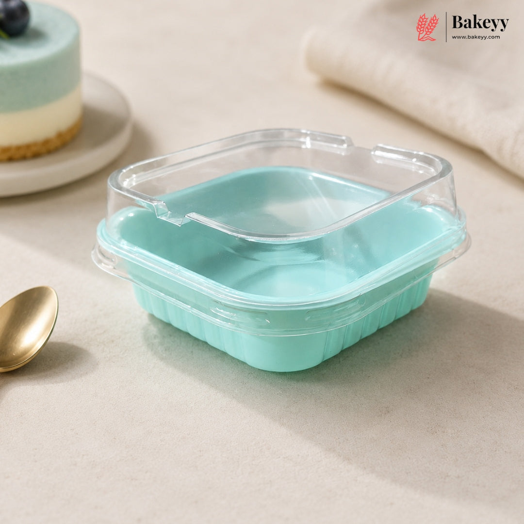 1 Brownie Box | Mini Muffins Pastry Packaging Box | Multiple Colors Available 