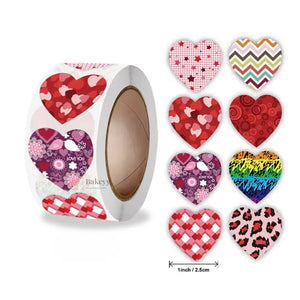 1_Inch_Heart_Shape_Stickers_Roll_3 - Bakeyy.com