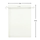 White Organza Potli Bags